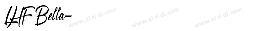 LHF Bella字体转换